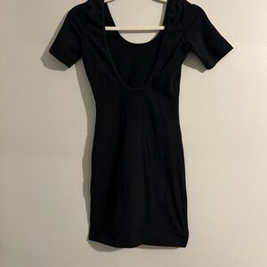 American Apparel Classic Black Mini Dress